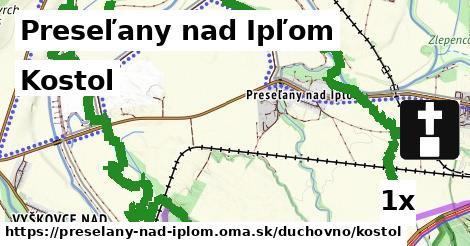 kostol v Preseľany nad Ipľom