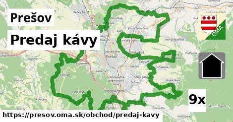 predaj kávy v Prešov