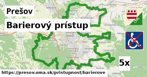 barierový prístup v Prešov