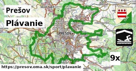 Plávanie, Prešov