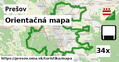 Orientačná mapa, Prešov