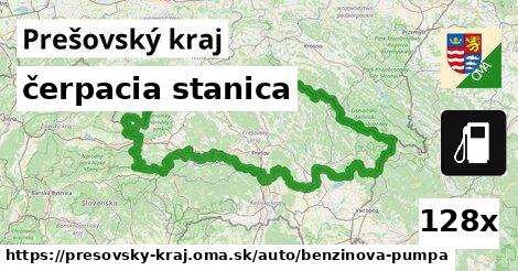 čerpacia stanica, Prešovský kraj