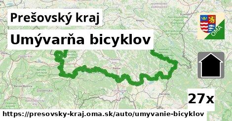 Umývarňa bicyklov, Prešovský kraj