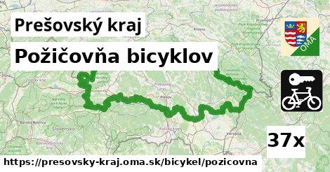 Požičovňa bicyklov, Prešovský kraj