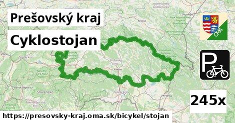 Cyklostojan, Prešovský kraj