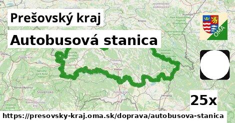 Autobusová stanica, Prešovský kraj