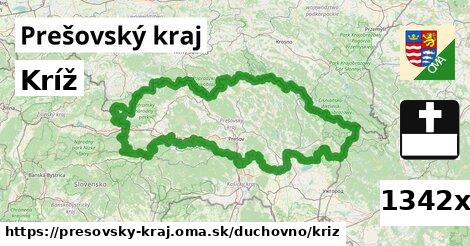 Kríž, Prešovský kraj