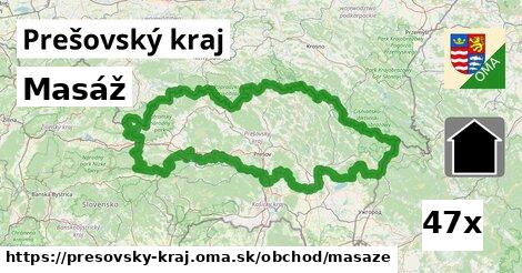 Masáž, Prešovský kraj