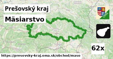 Mäsiarstvo, Prešovský kraj