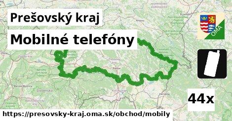 Mobilné telefóny, Prešovský kraj