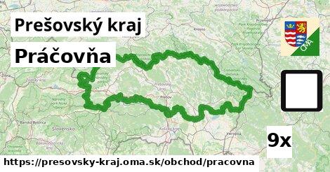 Práčovňa, Prešovský kraj