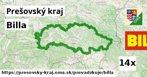 Billa, Prešovský kraj