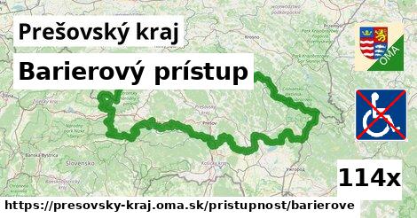 Barierový prístup, Prešovský kraj