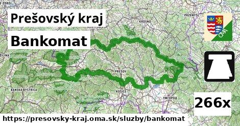 Bankomat, Prešovský kraj