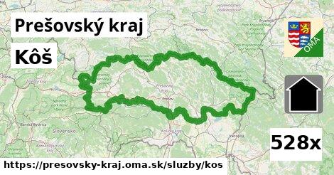Kôš, Prešovský kraj