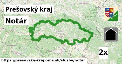 Notár, Prešovský kraj