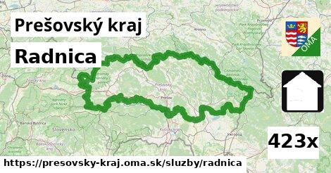 Radnica, Prešovský kraj