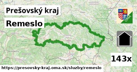 Remeslo, Prešovský kraj