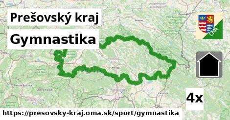 Gymnastika, Prešovský kraj