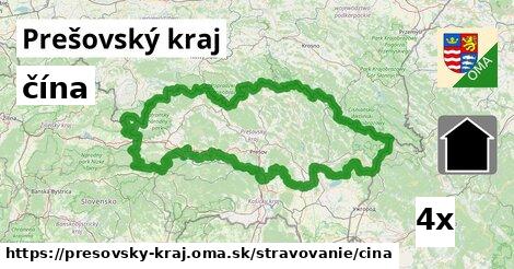 čína, Prešovský kraj