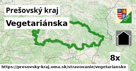 Vegetariánska, Prešovský kraj