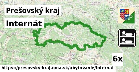 Internát, Prešovský kraj