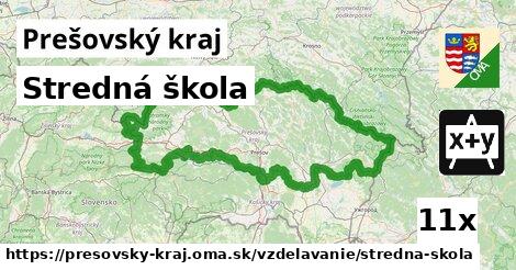 stredná škola v Prešovský kraj