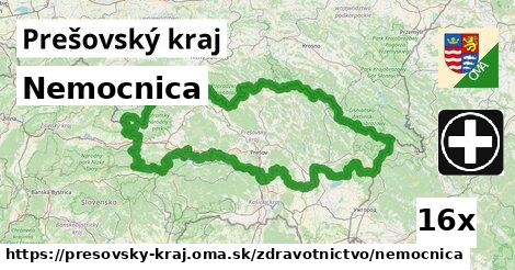 Nemocnica, Prešovský kraj