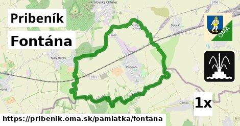 Fontána, Pribeník