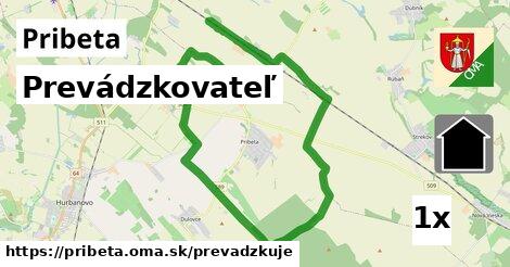 prevádzkovateľ v Pribeta