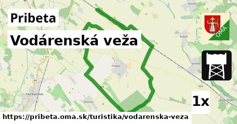 Vodárenská veža, Pribeta