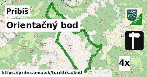 Orientačný bod, Pribiš