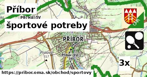 športové potreby v Příbor