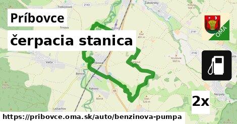 čerpacia stanica, Príbovce