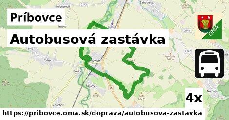 Autobusová zastávka, Príbovce