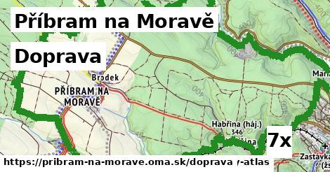 doprava v Příbram na Moravě