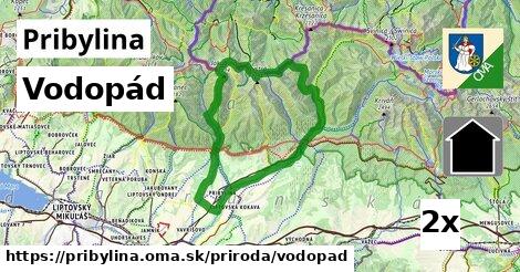 Vodopád, Pribylina