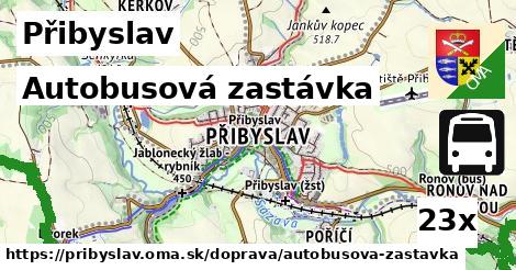 Autobusová zastávka, Přibyslav