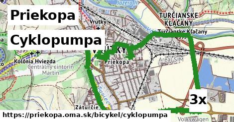 Cyklopumpa, Priekopa