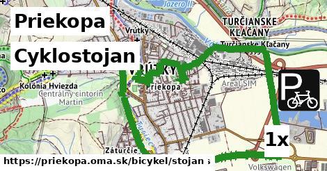 Cyklostojan, Priekopa