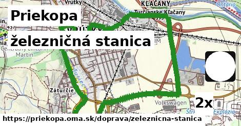 železničná stanica, Priekopa