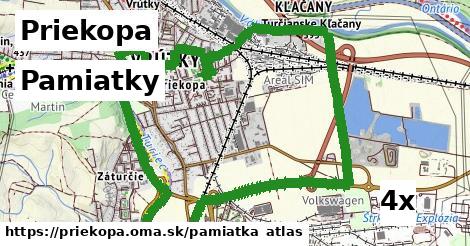 pamiatky v Priekopa