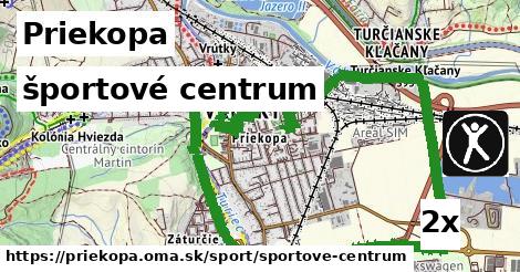 športové centrum v Priekopa