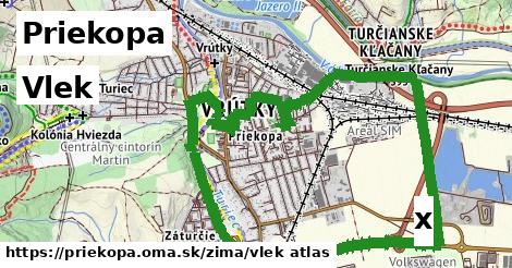 Vlek, Priekopa