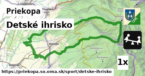 Detské ihrisko, Priekopa, okres SO