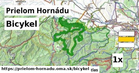 bicykel v Prielom Hornádu