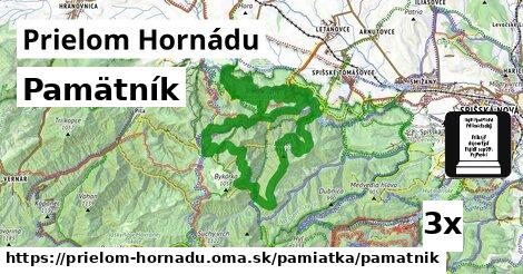 Pamätník, Prielom Hornádu