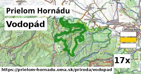 Vodopád, Prielom Hornádu