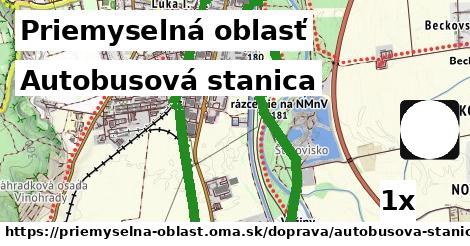 autobusová stanica v Priemyselná oblasť