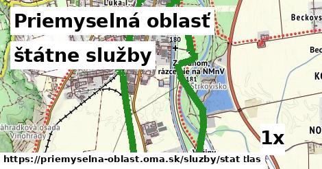 štátne služby v Priemyselná oblasť